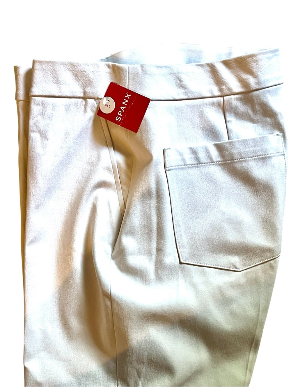 Spanx White Slim-Fit Pants NWT - Picture 2 of 3